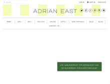 Tablet Screenshot of adrianeast.com